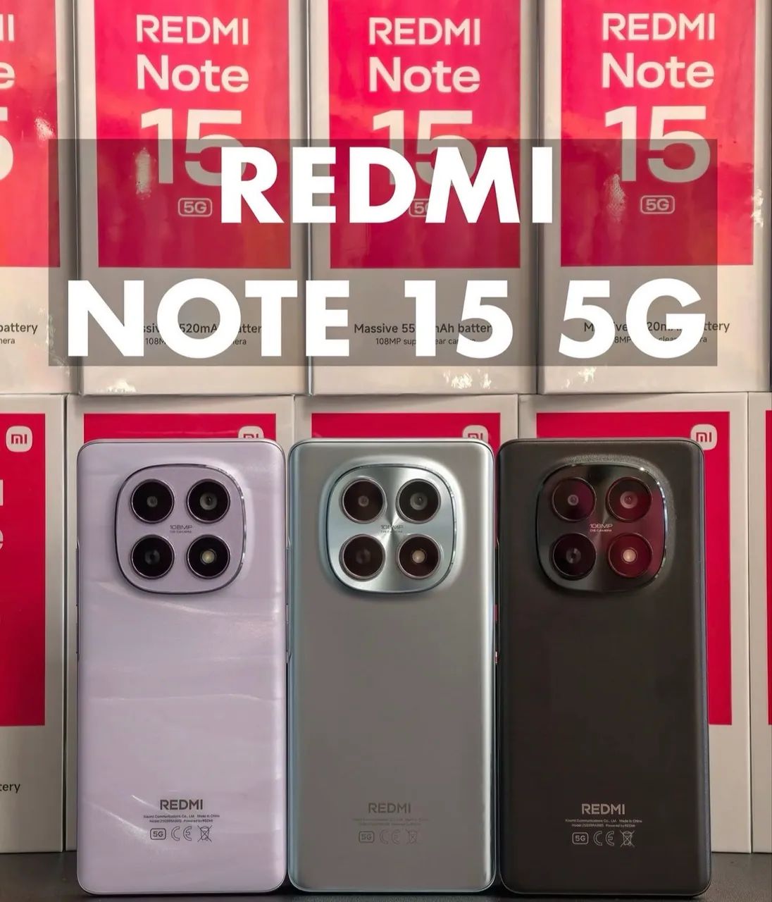 Redmi Note 15 5G NFC 08/256-Novos 