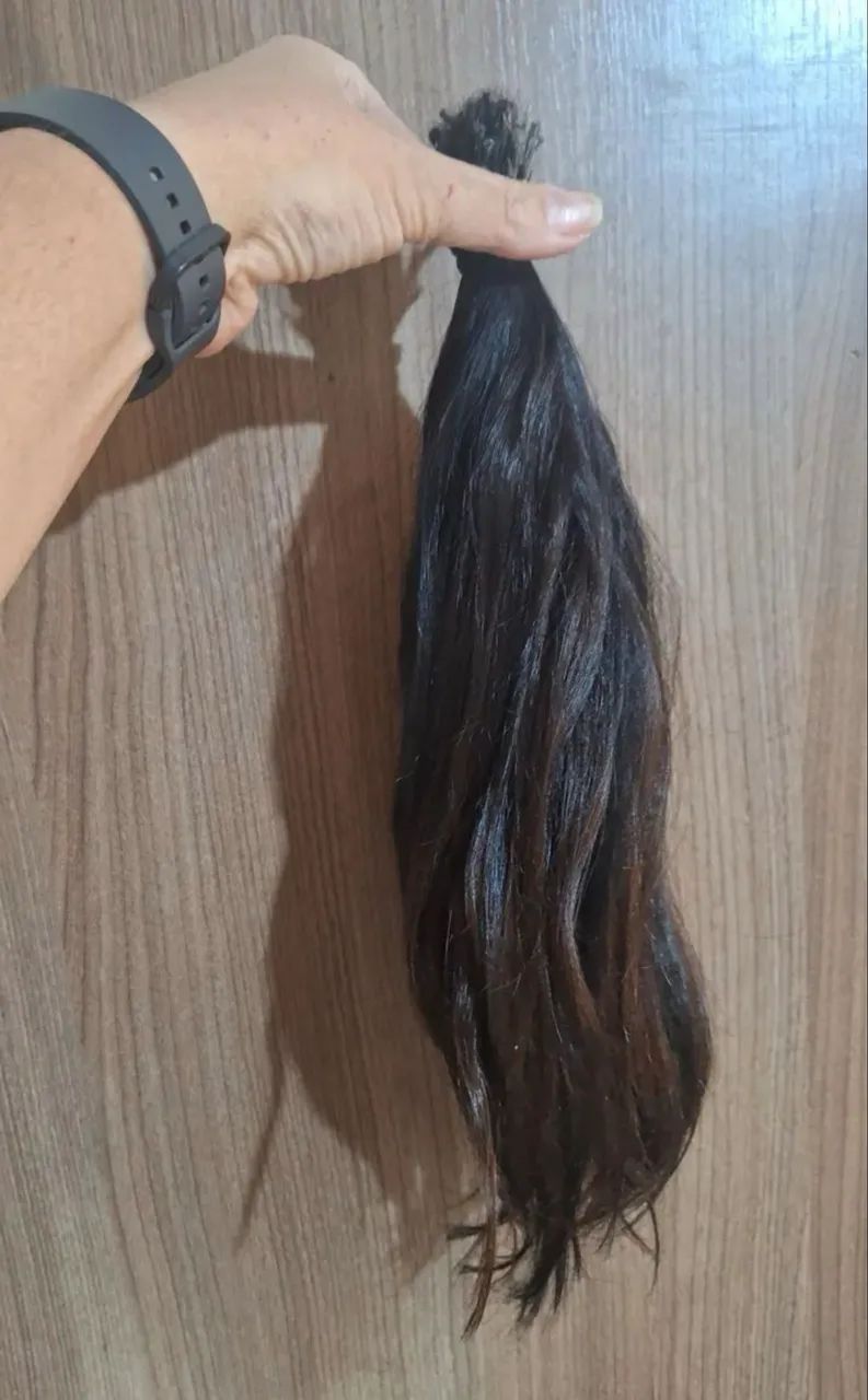 Cabelo 100 por cento humano megado