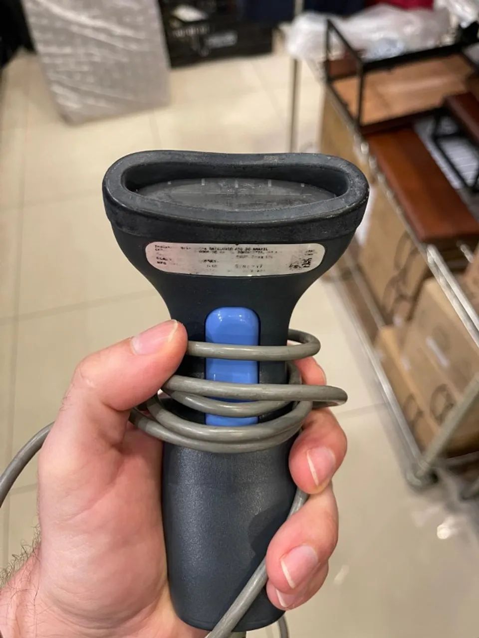 Leitor De Código De Barras Datalogic Td1120-bk Usb De Mão (Usado) - Foto 2