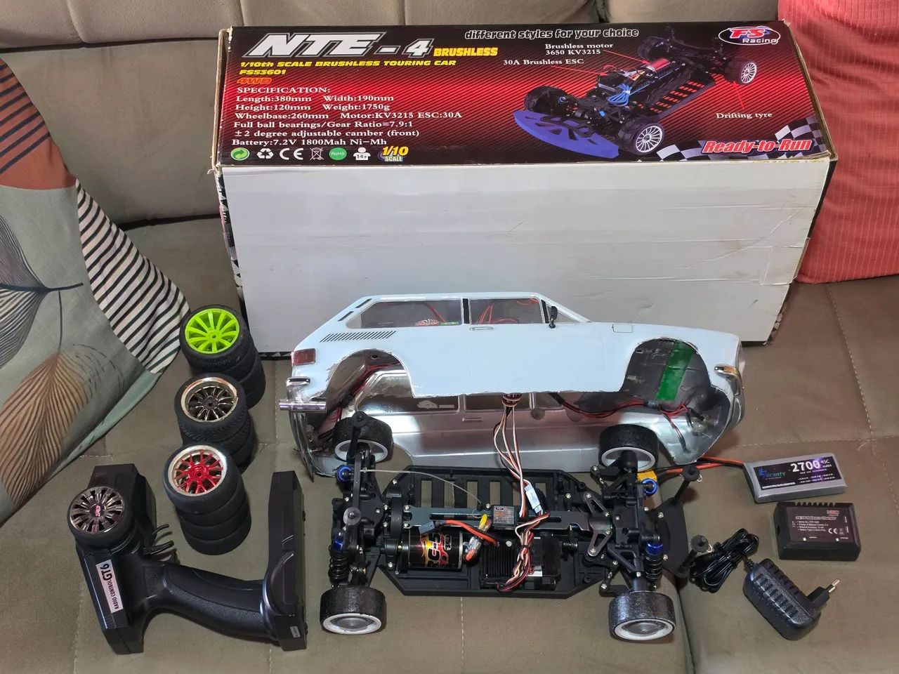 Automodelo NTE-4 FS rancing 4x4 drifit 