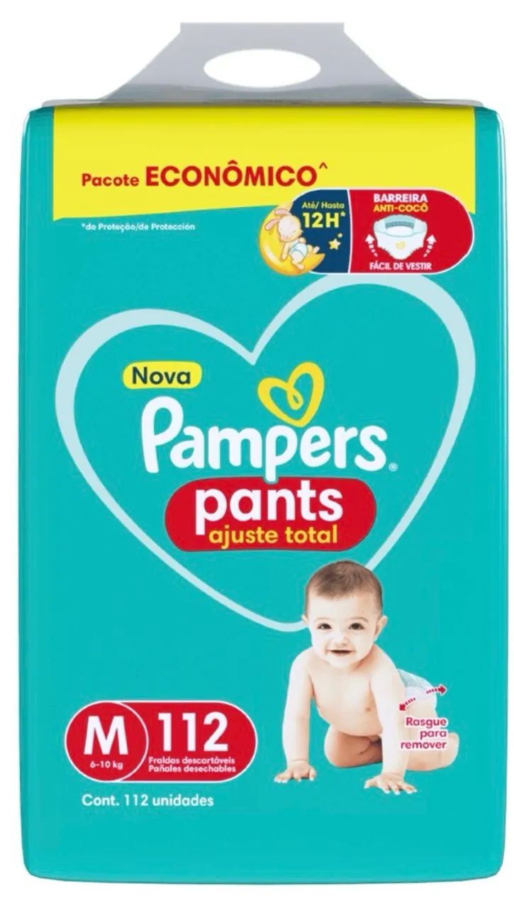 Fraldas Pampers Pants M 
