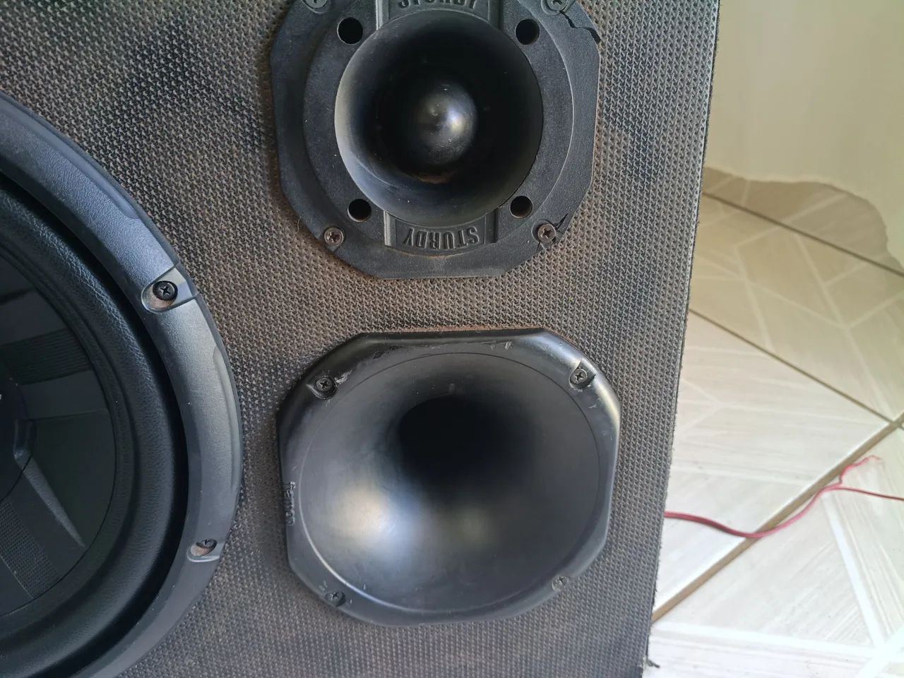Box trio com Sub 12 corneta e tweeter  - Foto 4