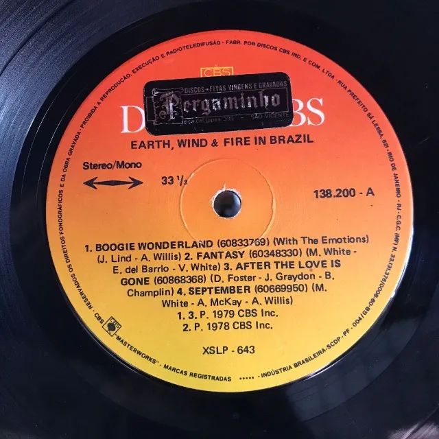 Lp vinil - earth wind & fire - in brazil - Foto 2