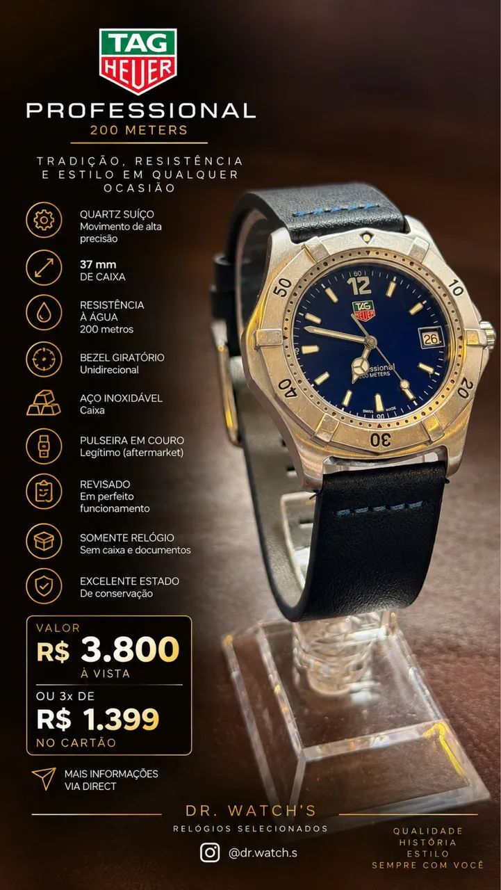 Tag heuer professional 37mm quartz 