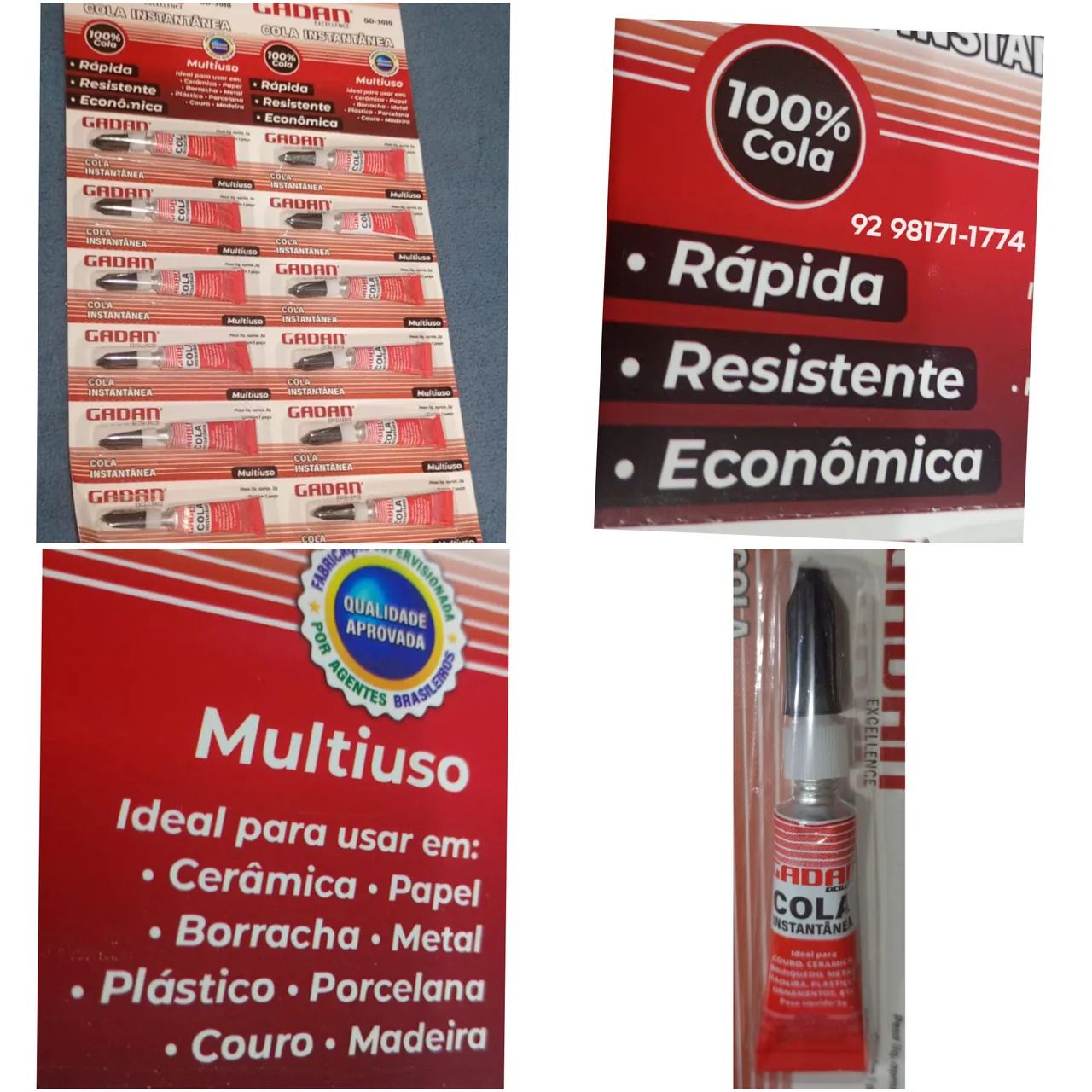 Prestobarba, Cola instantanea e Isqueiro + entrega grátis  - Foto 3
