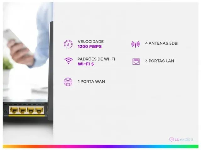 Roteador D-Link Dual Band 1200Mbps - Foto 4