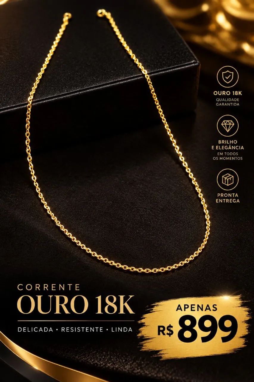 Corrente de ouro 10k