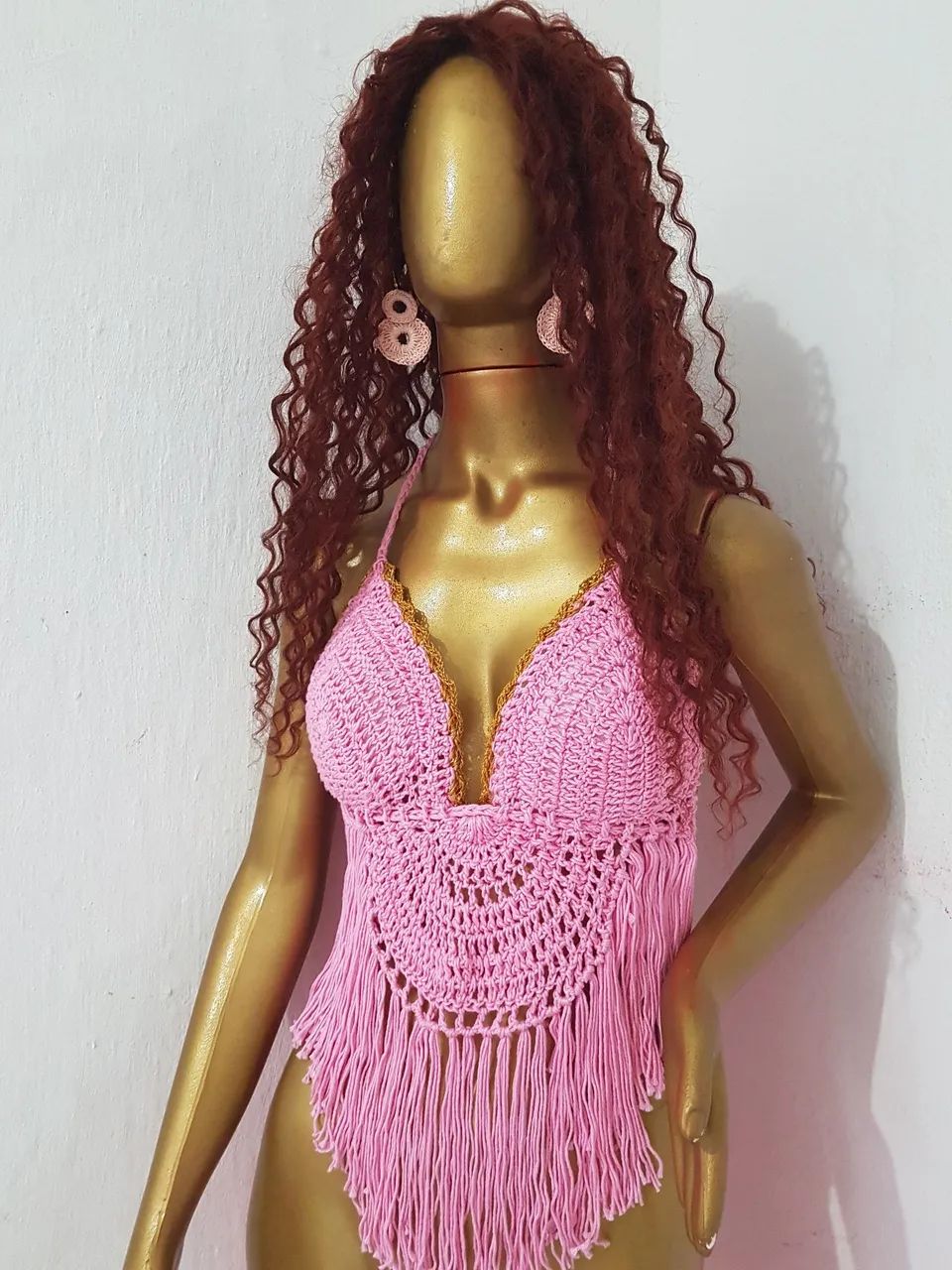 Crooped croche chama *19 - Foto 4