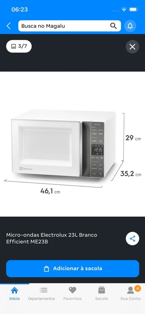 Microondas 23L
