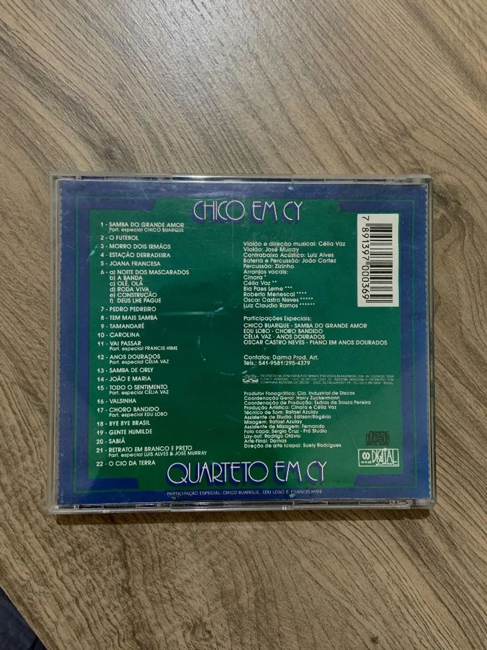 CD Chico Buarque e Quarteto em Cy (Original) - Foto 2