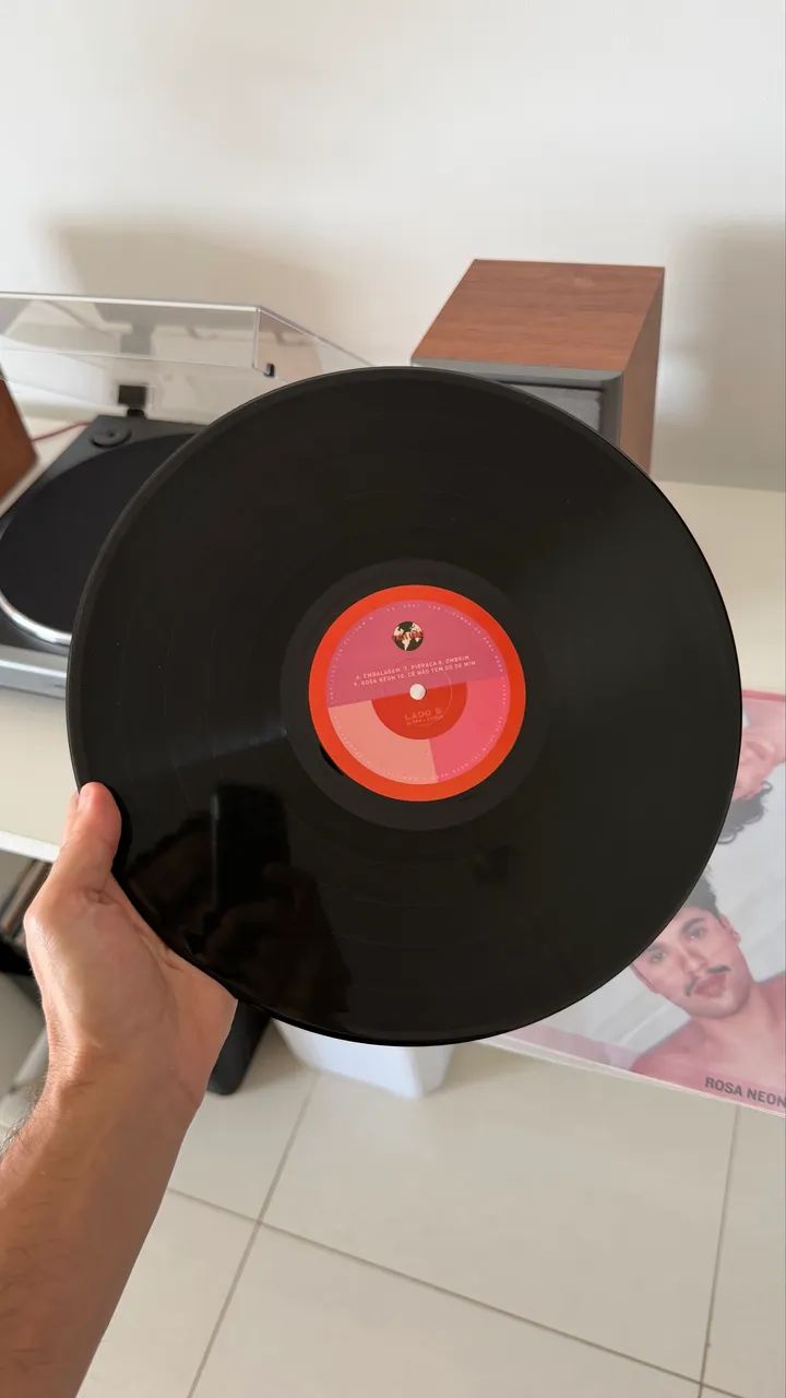 Disco de vinil LP Rosa Neon - Foto 2