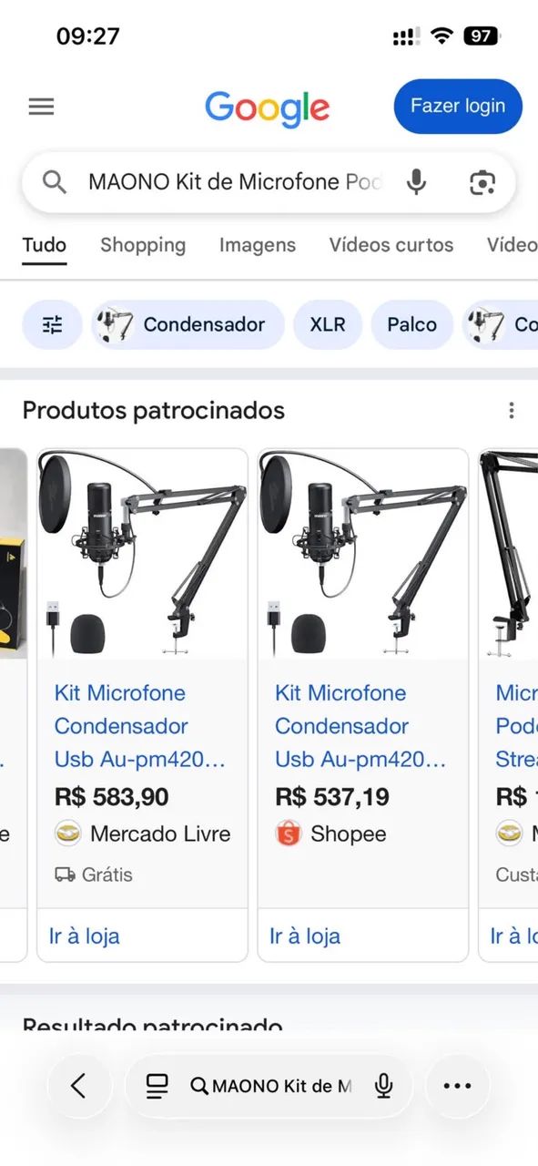 Microfone profissional - Foto 4