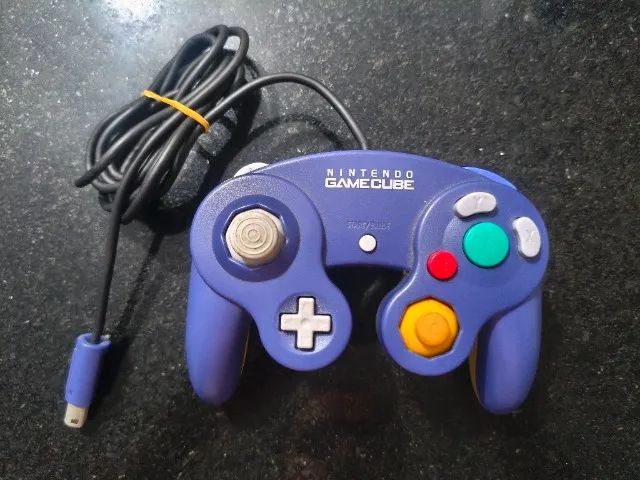 Controle GameCube Azul e Transparente - Foto 3