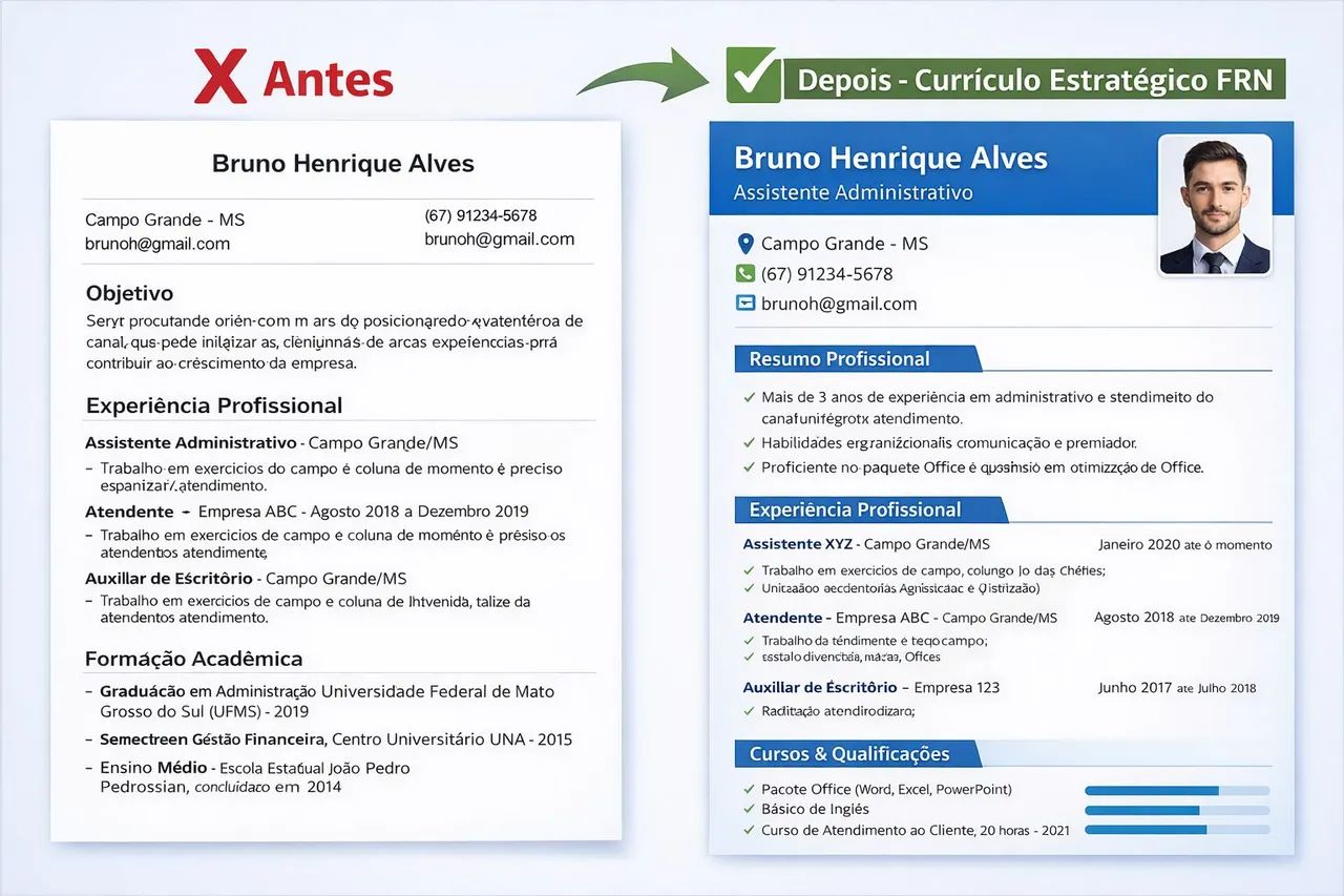 Aumente Suas Chances de Emprego - Faço Currículo Profissional em 24h