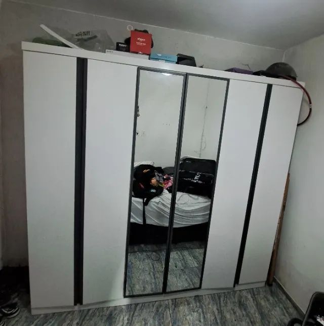 Guarda roupa com espelho, retirar no local. Capão Redondo. - Foto 2