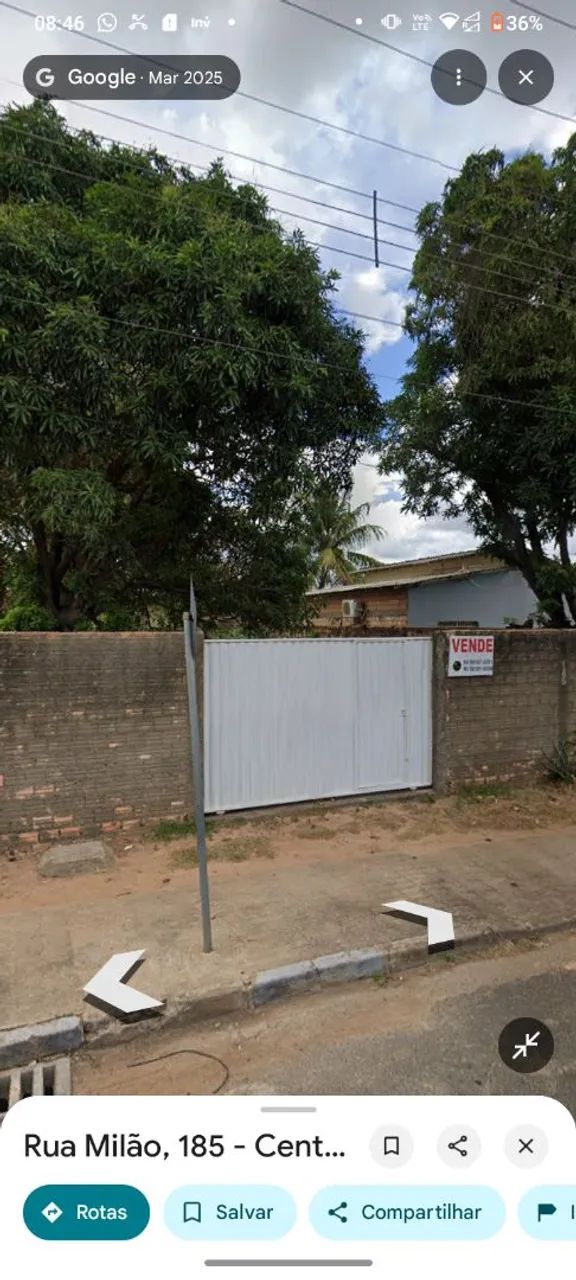 Terreno regularizado, murado!Em área privilegiada!Ao lado de uma escola e posto de saúde! 