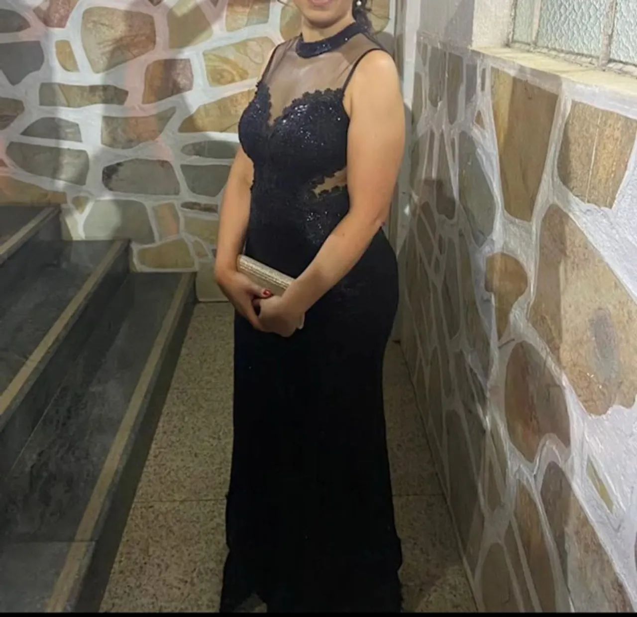 Vestido Festa Preto 