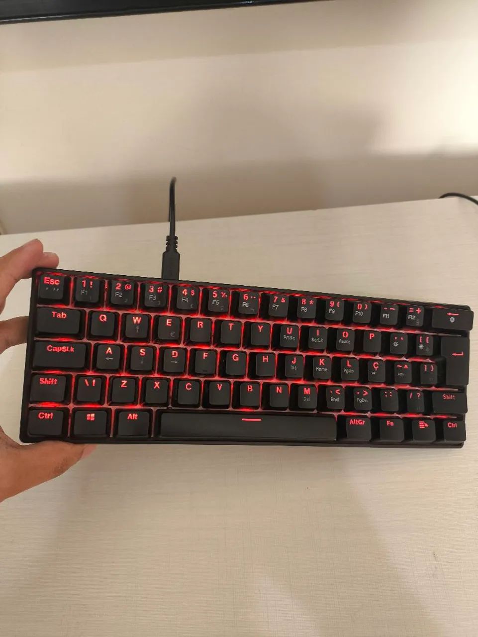 Teclado mecânico gamer pcyes