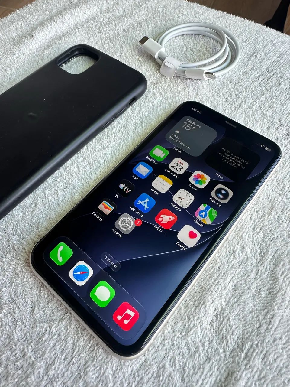 TROCO EM IPHONE SUPERIOR + TORNA - IPHONE 11 128GB NUNCA ABERTO, TODO ORIGINAL
