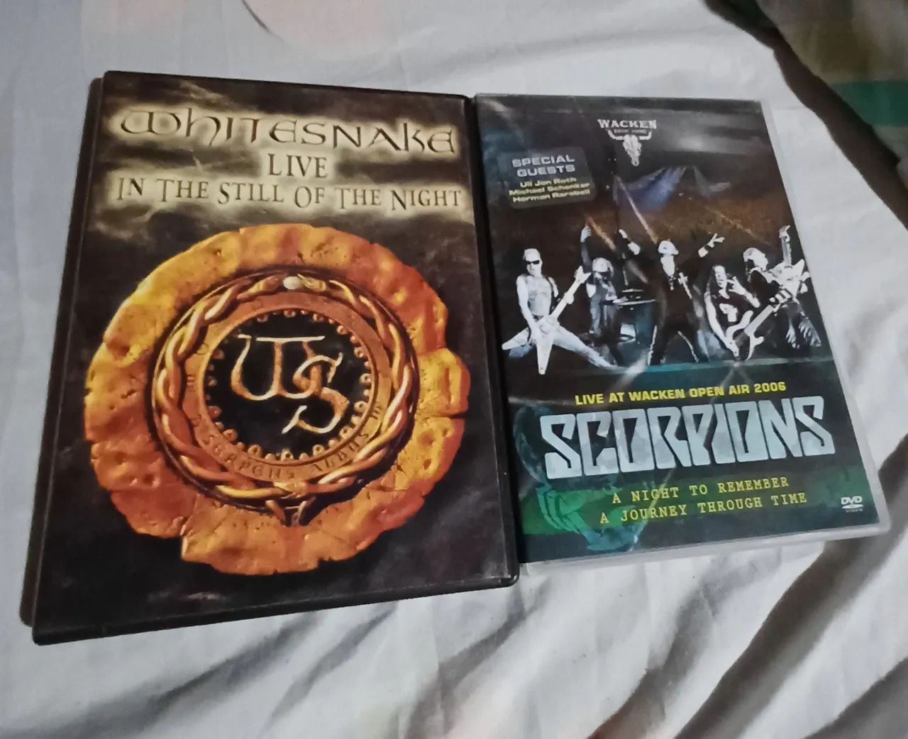 DVD SCORPIONS LIVE AT WACKEN OPEN AIR 2006 E WHITESNAKE LIVE IN