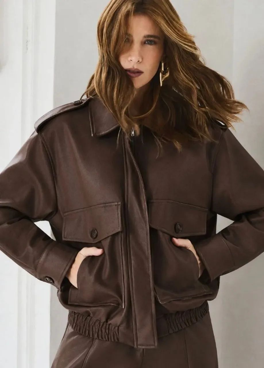 Jaqueta Oversized Bomber Aramodu