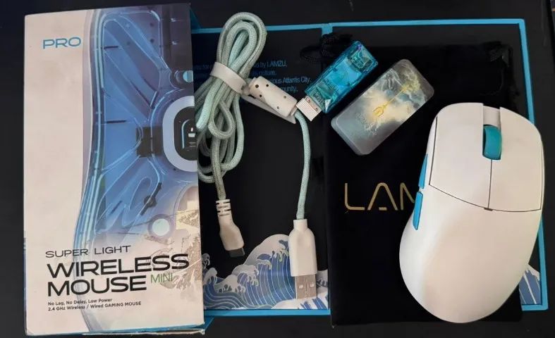 Mouse Gamer Lamzu Atlantis Mini Pro + Com Dongle 4k