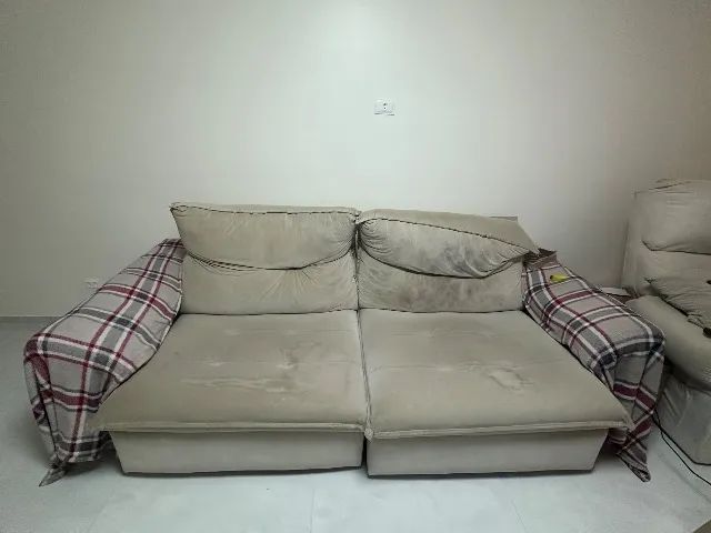 Sofá retrátil - 2,50 x 1,10 (usado)65581374630787121