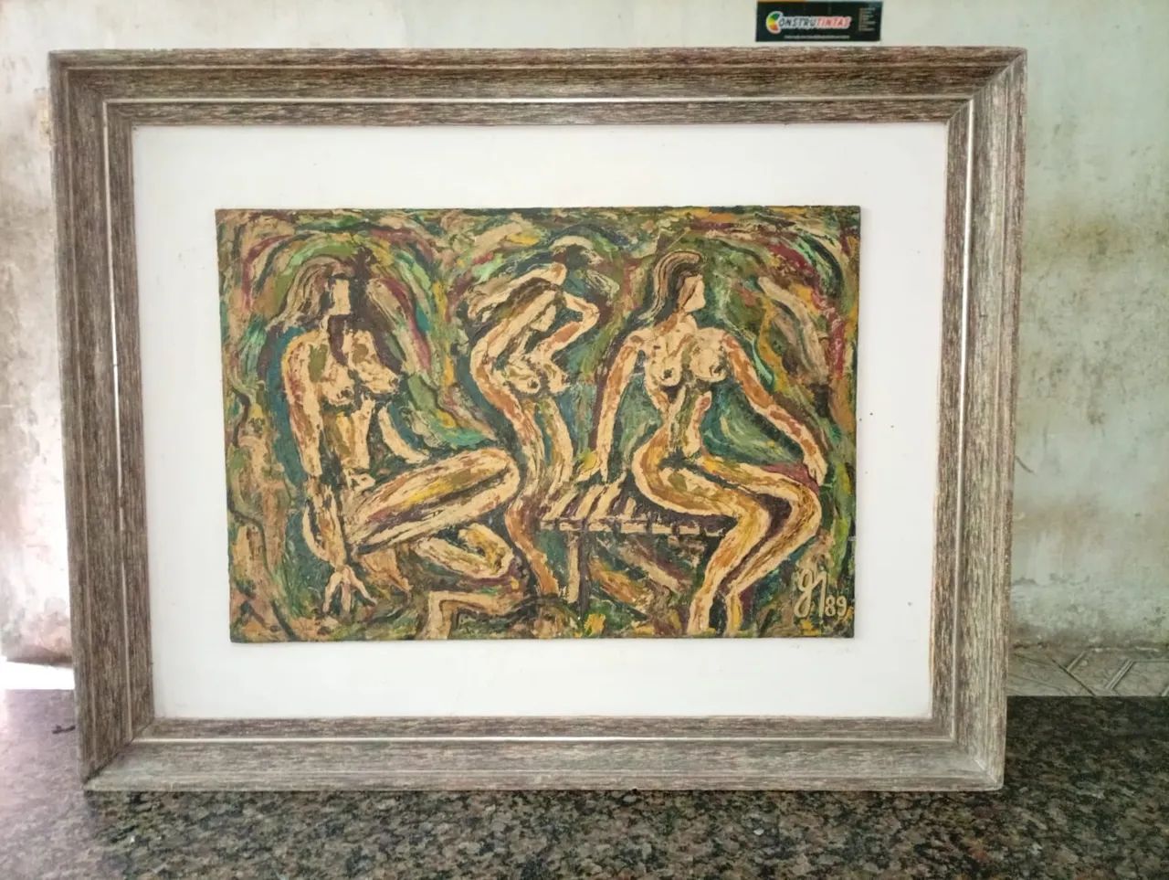 Quadro original do pintor Galvão 
