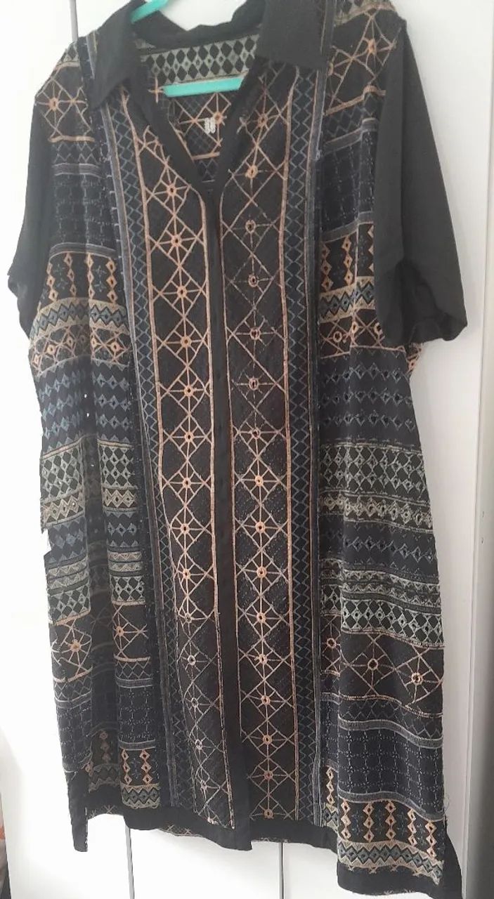 Vestido midi da marca Eveiza tamanho  54 - Foto 3