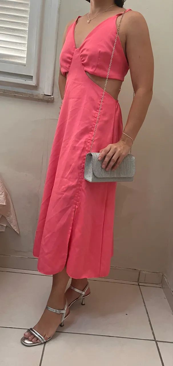 Vestido rosa neon P várias ocasiões  - Foto 2