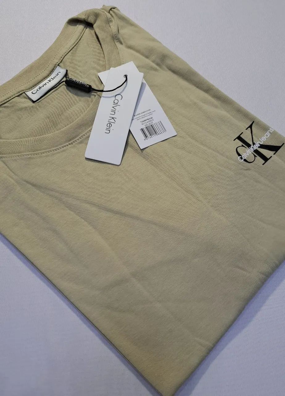 Camiseta Calvin Klein Bege - Foto 3