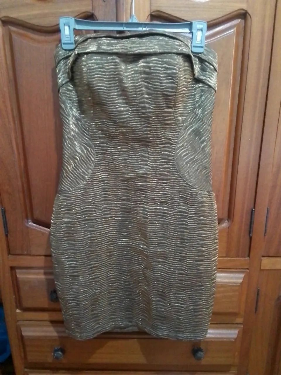 Vestido bronze 