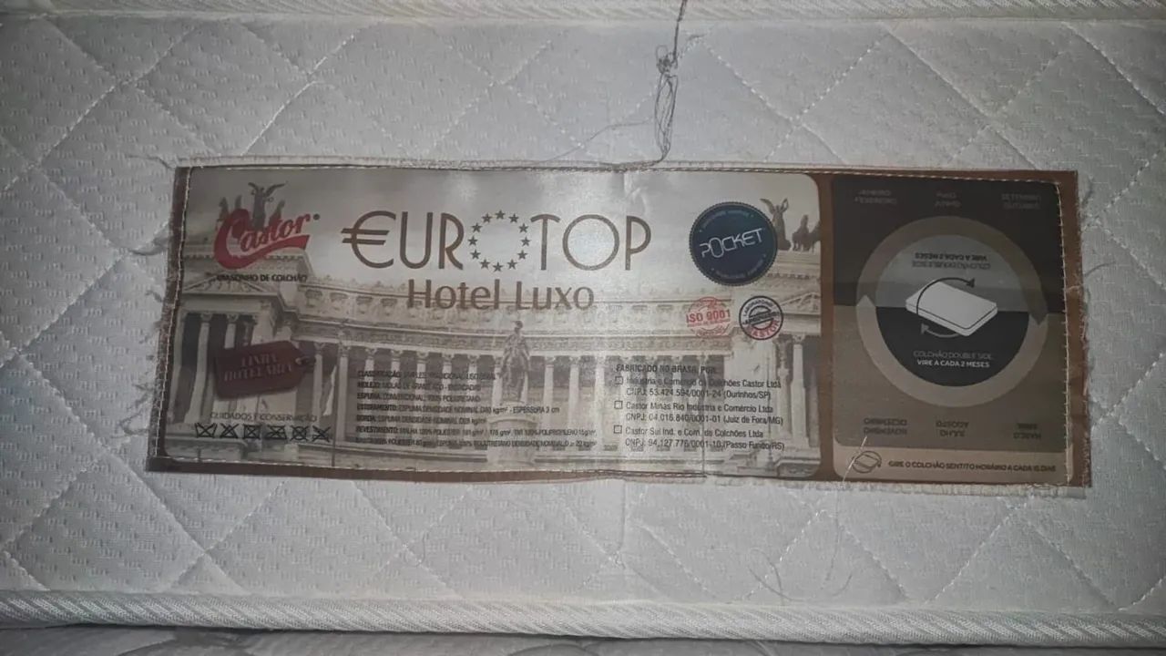 Colchão castor eurotop D40 - king size - Foto 2