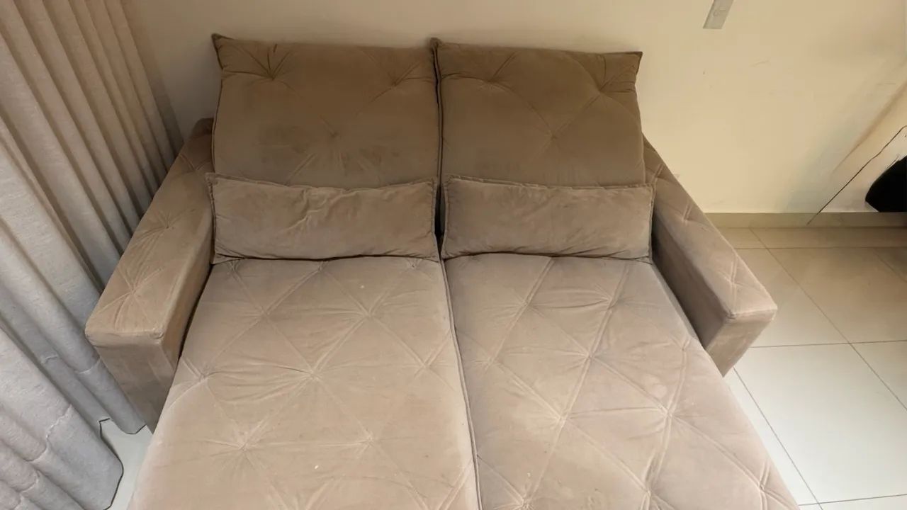 Sofá Usado Retrátil e Reclinável - Foto 2