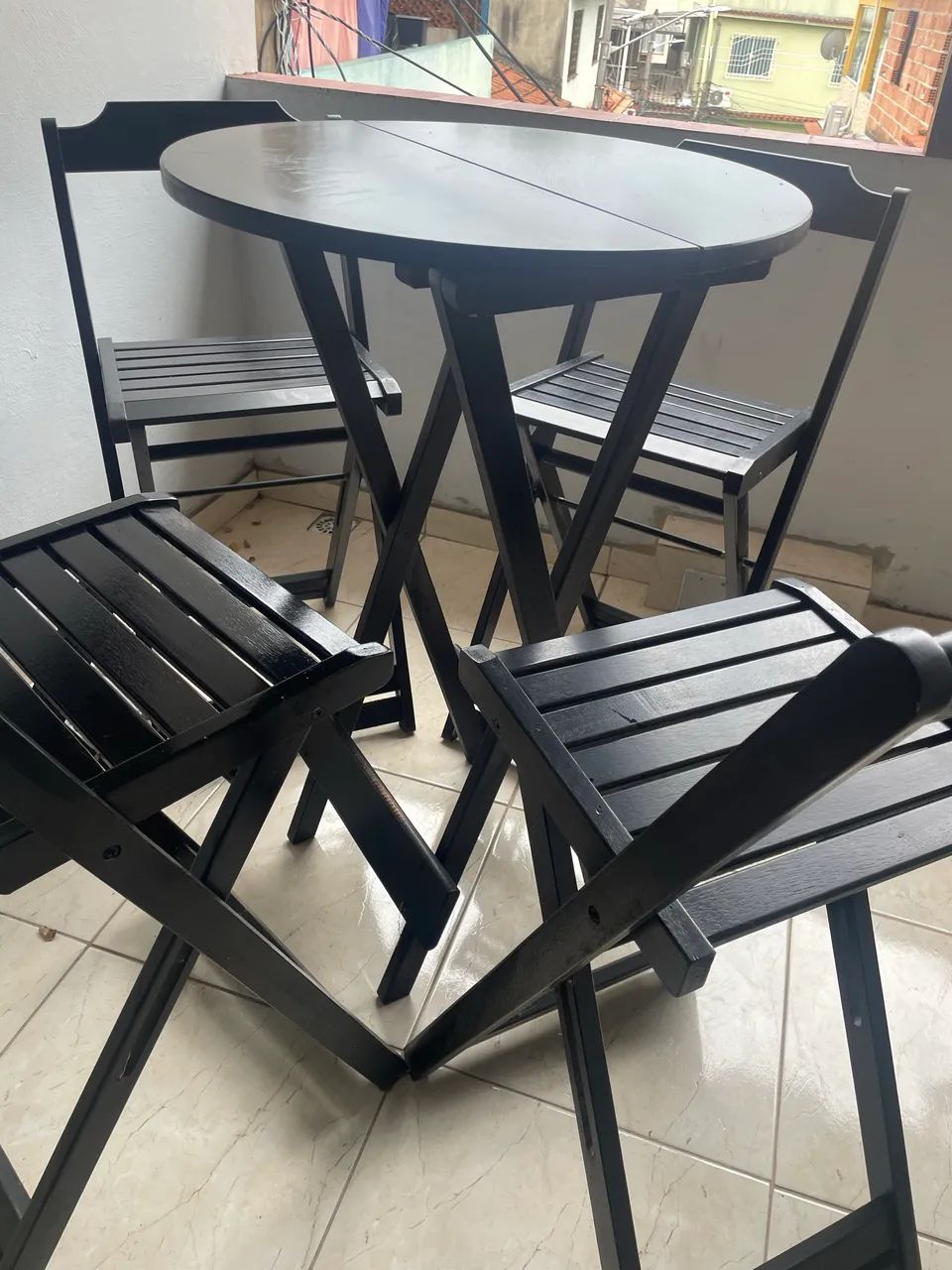 Mesa bistrô com 4 cadeiras  - Foto 2