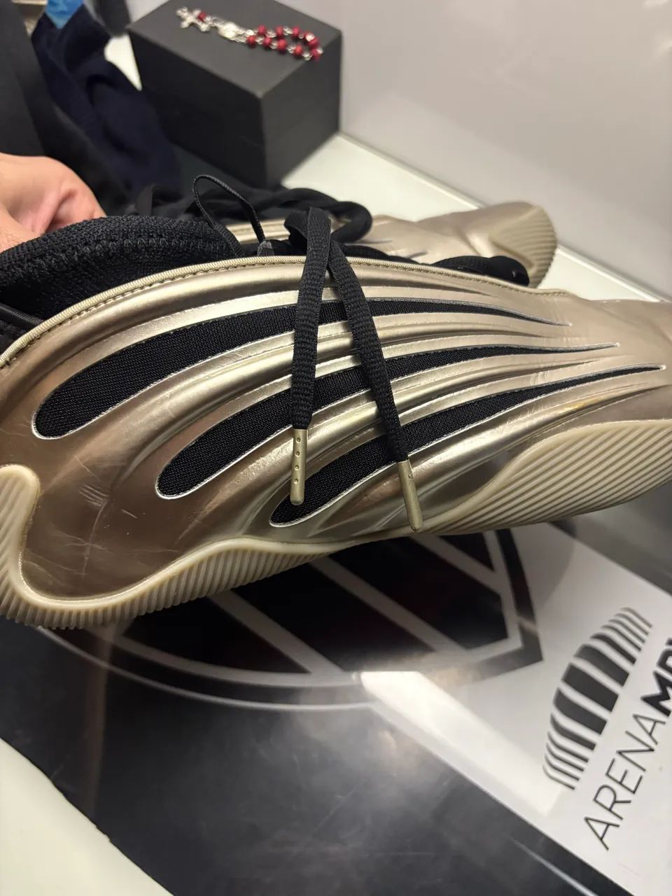 Tênis James Harden 9 Dourado - Foto 5