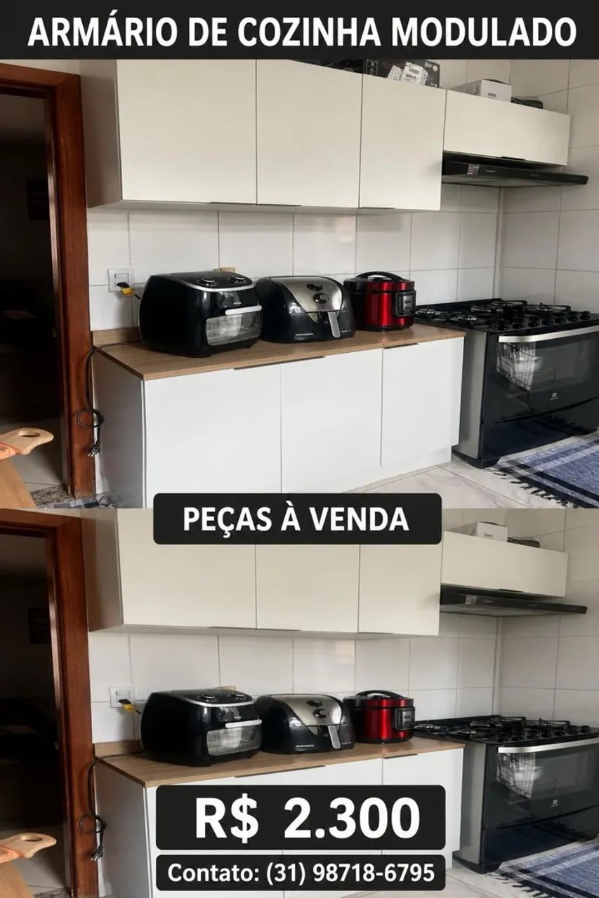 Armários Modulados para cozinha Excelente 