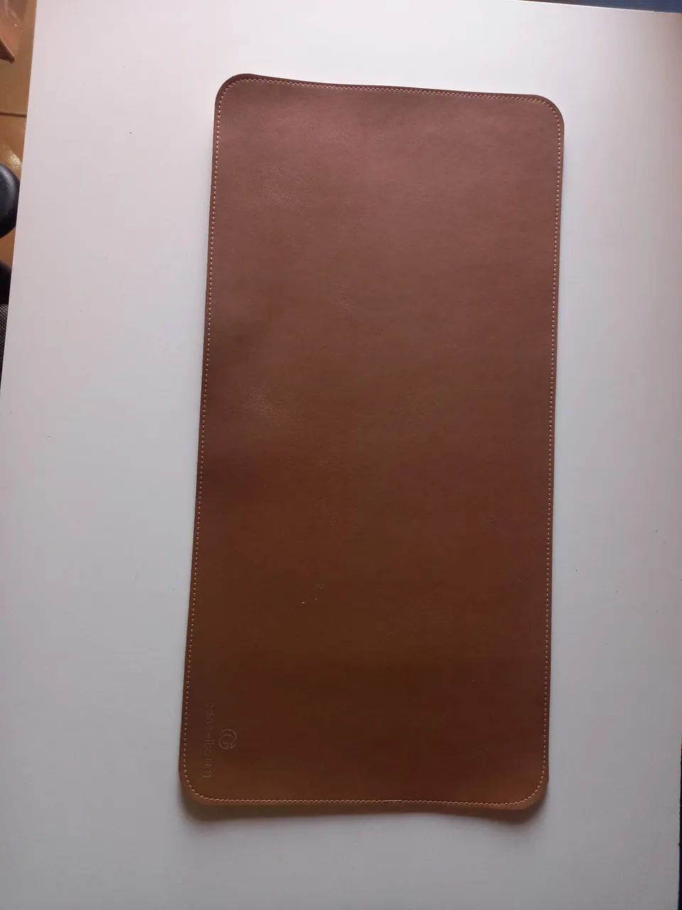Mousepad Grande Deskpad Marrom - Estilo Couro