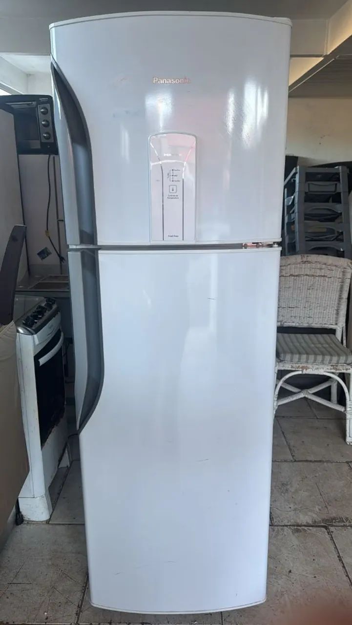Panasonic 2011年　138L Refrigerador Panasonic Duplex Frost Free Inox 432L - NRD513YZS3 220V