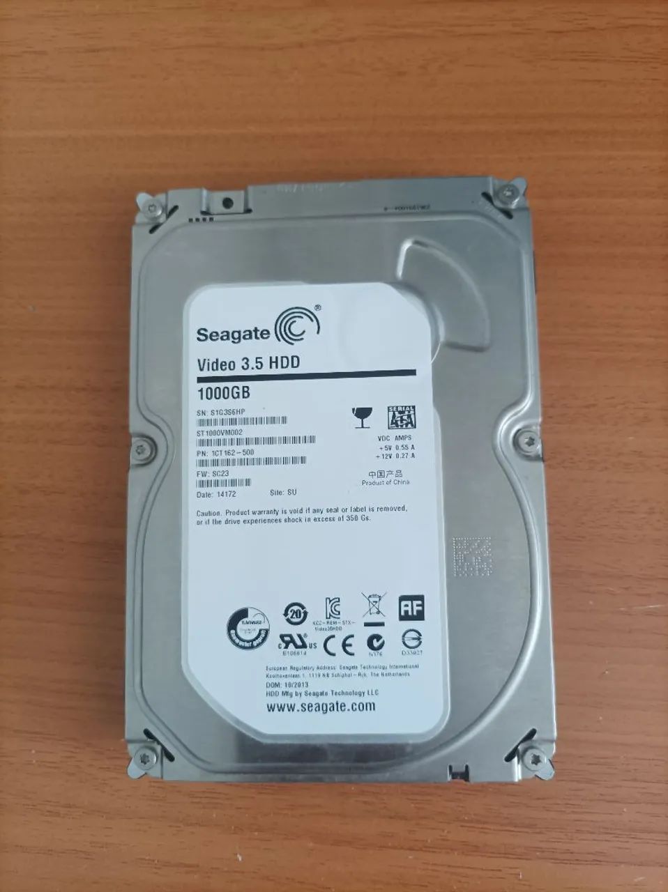 Hd Seagate sata 1 terá 