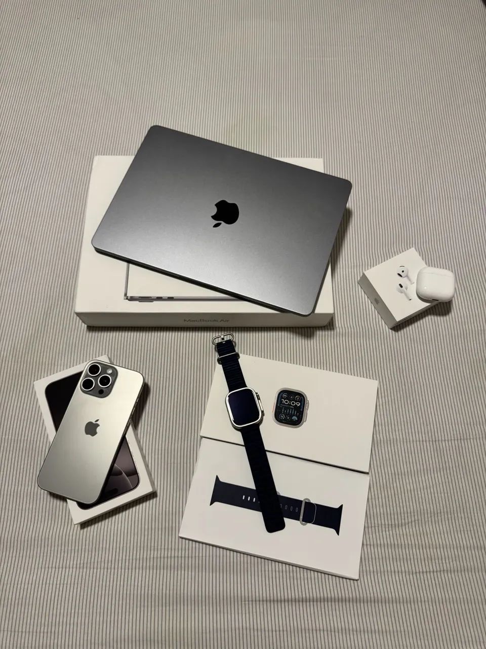 iPhone + MacBook + Watch Ultra + AirPods - Oportunidade