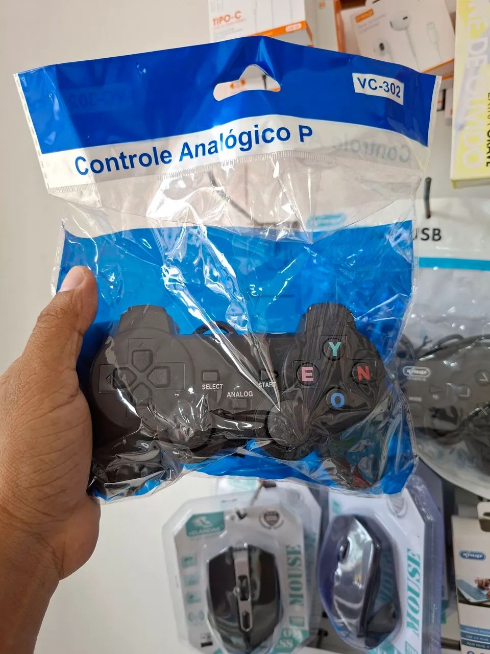 Controle para ps2 e pc  - entrega em slz e região 