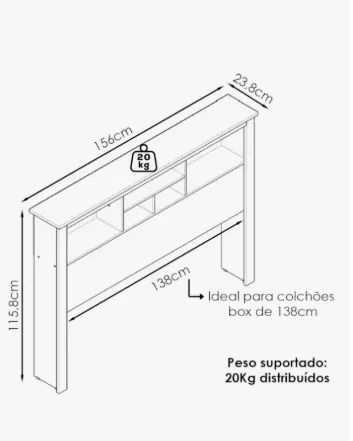 Cabeceira de casal já montada  - Foto 2