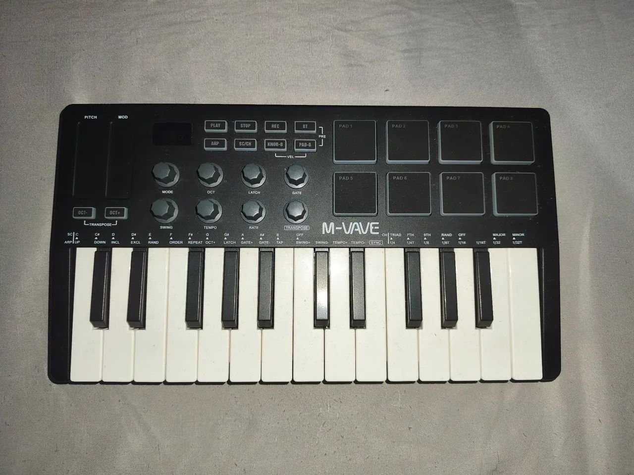 Teclado midi