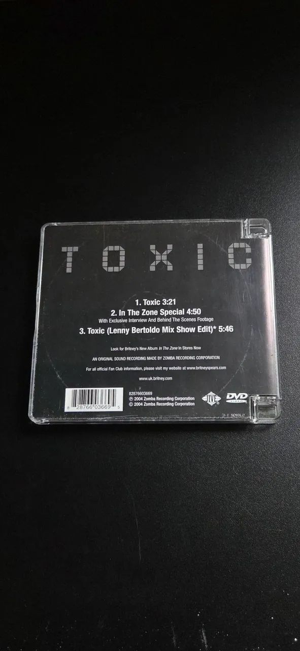 Britney Spears Toxic DVD Single - Foto 2