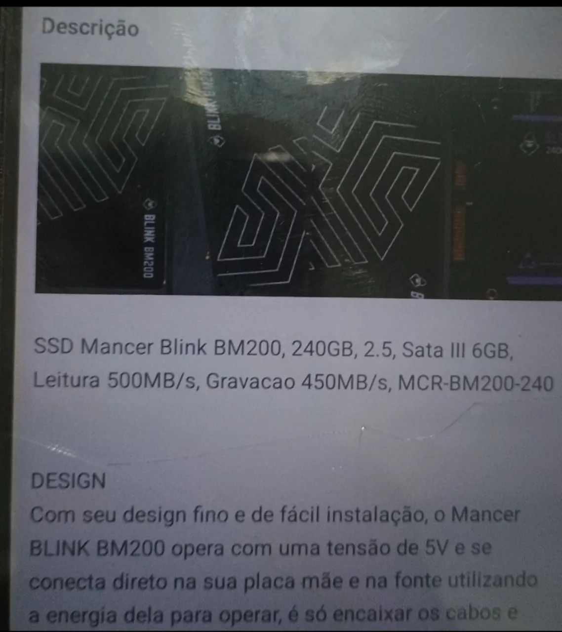 Ssd mancer Blink BM200 de 240gb - Foto 3