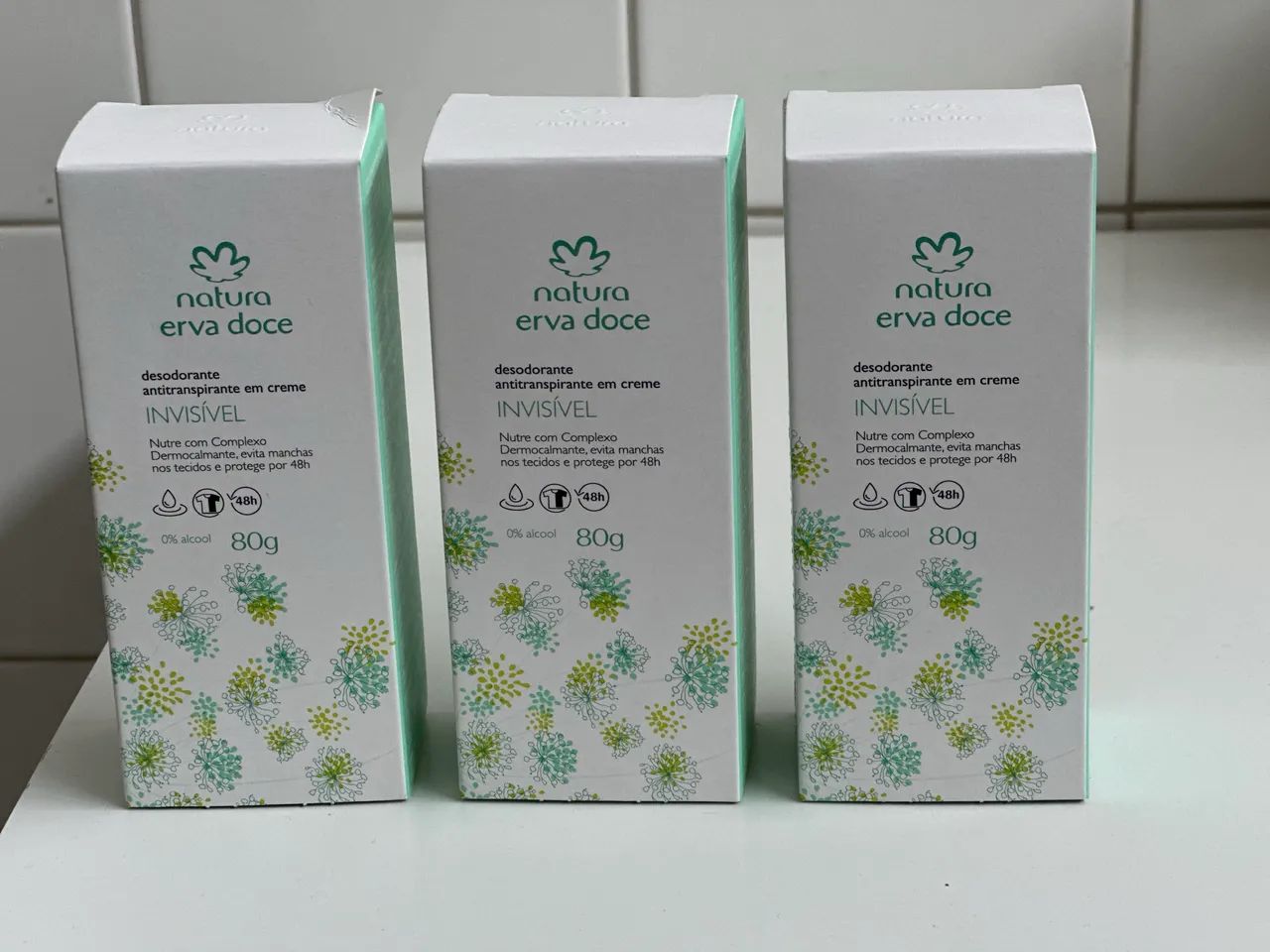 Kit  desodorante em creme erva doce - Foto 2
