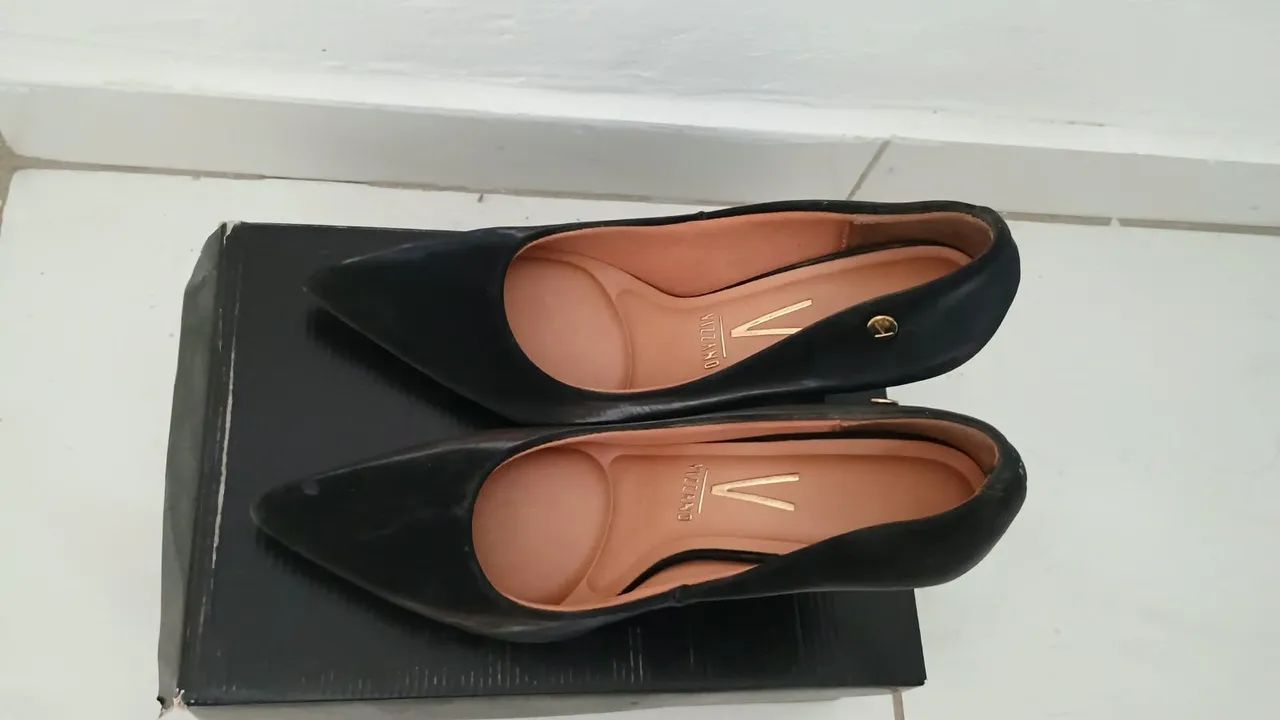 Scarpin Vizzano - Preto 38 - Foto 2