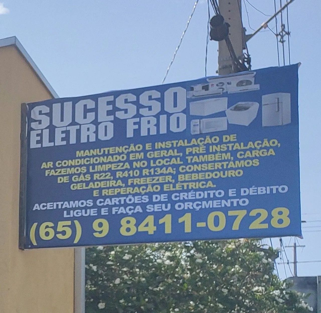Conserto geladeira, freezer, bebedouro etc