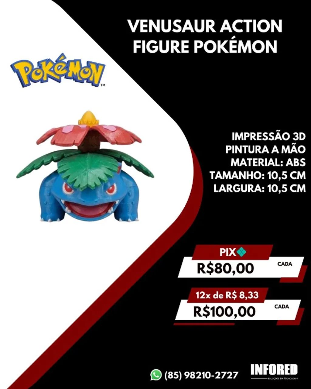 Action Figures Impressão 3D com Pintura à Mão   - Foto 4